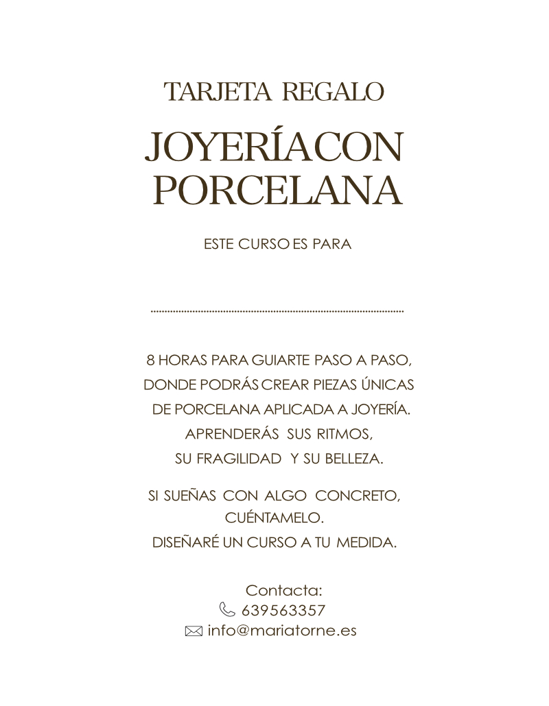 Tarjeta Regalo curso individual - Imagen 2